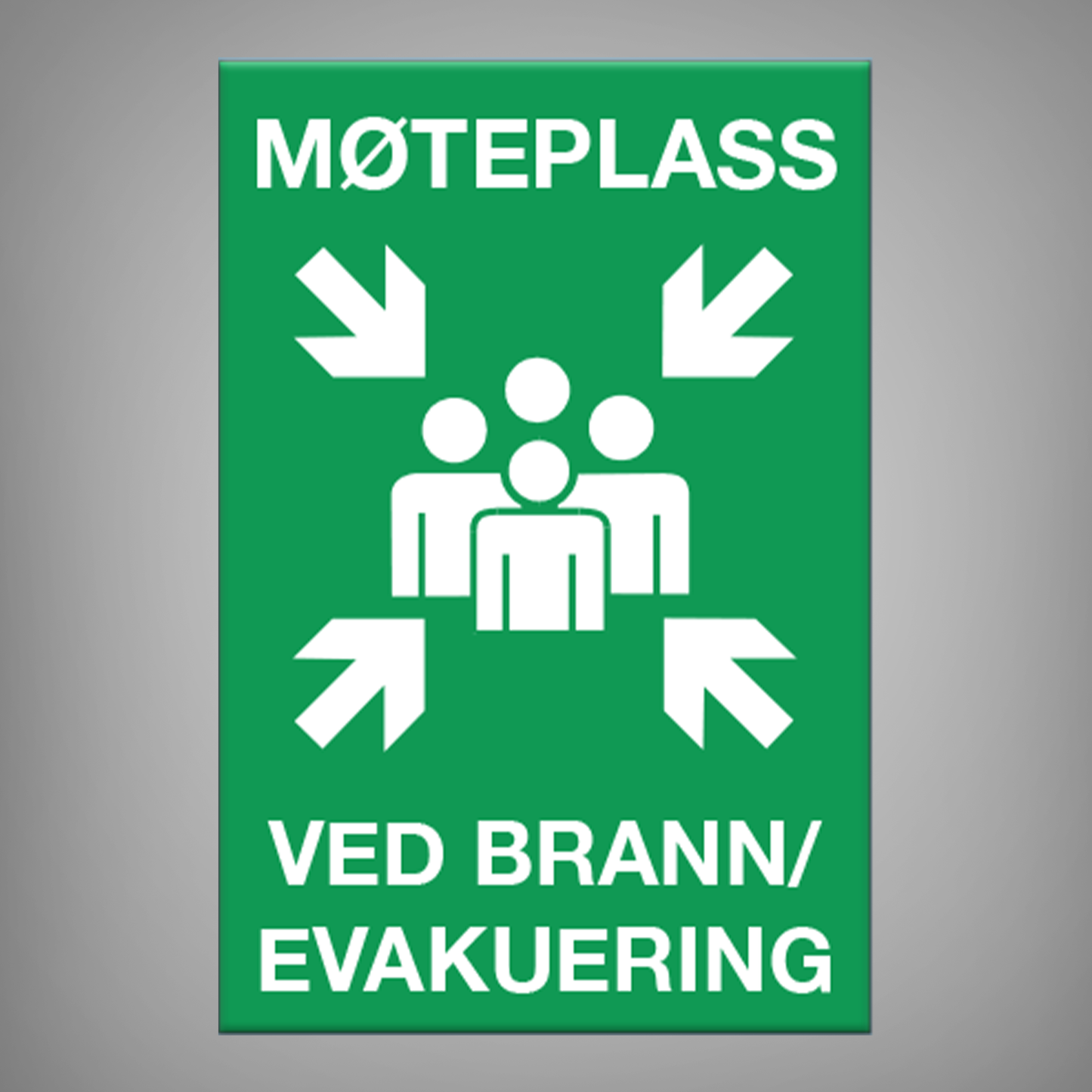 Møteplass skilt