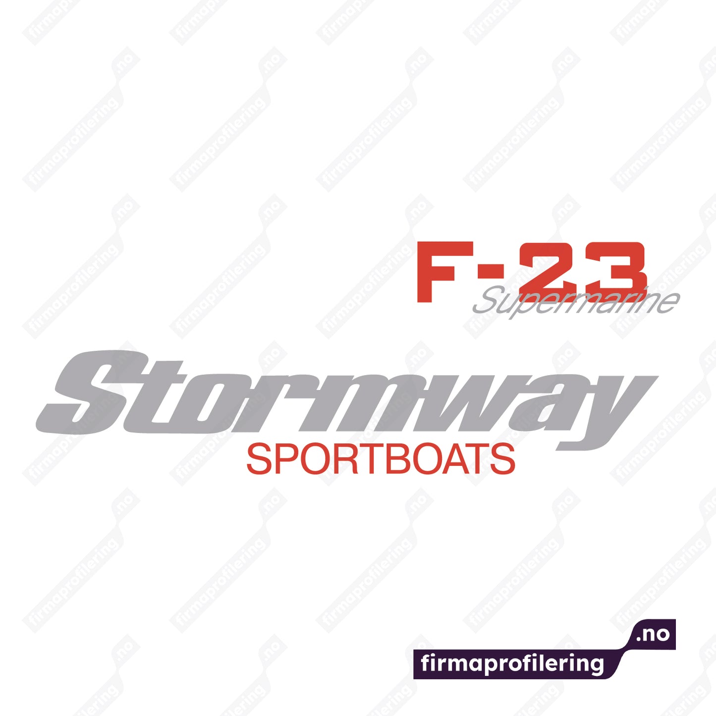 Stormway sportboats F-23 Supermarine